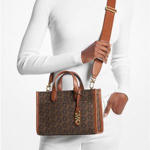 MICHAEL MICHAEL KORS Gigi Small Empire Signature Logo Messenger Bag